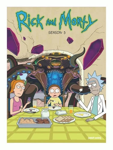 Rick and Morty Season 5 DVD Justin Roiland
