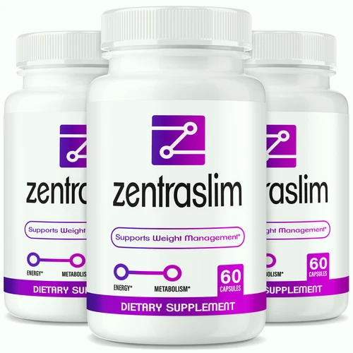 (3 Pack) Zentraslim Capsules for Weight loss, Advanced Fat-Burning Formula