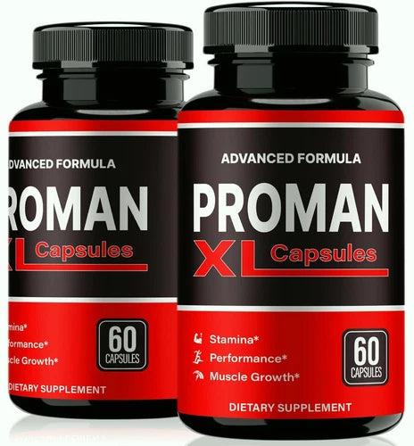 (2 Pack) Proman XL Capsules for Men, Pro Man XL Me Pills, Male Enhancement