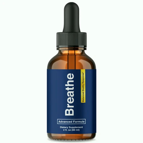 Breathe Drops for Lung Cleanse & Detox, Respiratory Support Droppers (30 Servs.)
