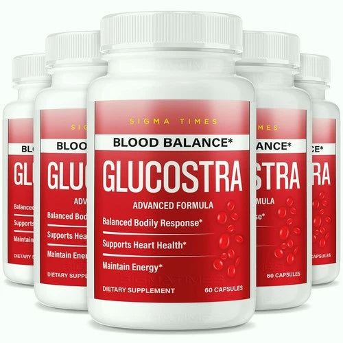 (5 Pack) Glucostra - Advanced Blood Health Support Formula for Balanced Levels