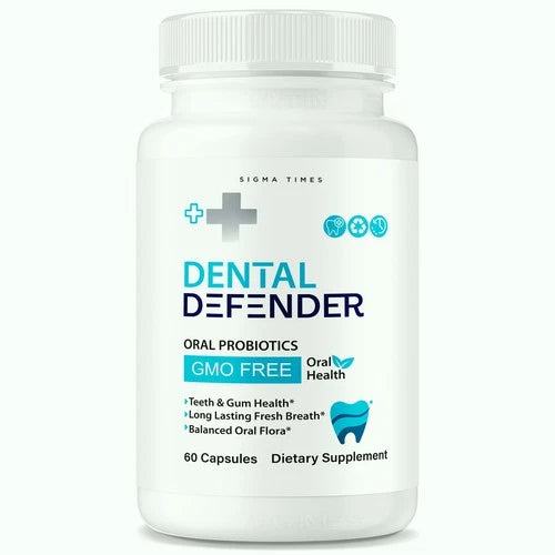 Dental Defender Dental Support Capsules for Healthy Teeth and Gums 60ct