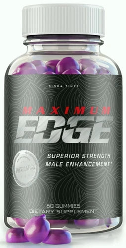 Maximum Edge Male Health Gummies for Overall Wellness and Strength 60ct
