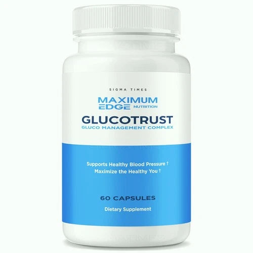(1 Bottle) Glucotrust Capsules, Glucotrust Blood Supplement Maximum Edge