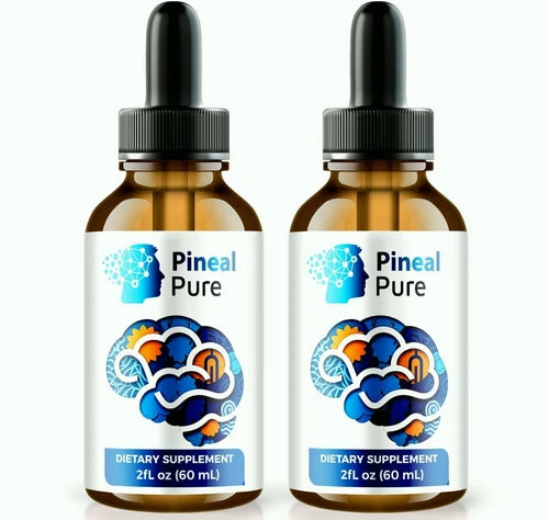 (2 Pack) Pineal Pure Brain Health Drops for Cognitive Health & Wellness