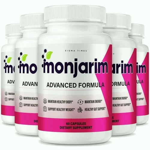 (5 Pack) Monjarim Capsules, Advanced Fat-Burning Formula for Weight Loss