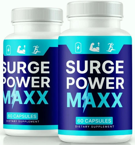 (2 Pack) Surge Power Maxx Enhancement for Men, Surge Power Maxx Male Pills