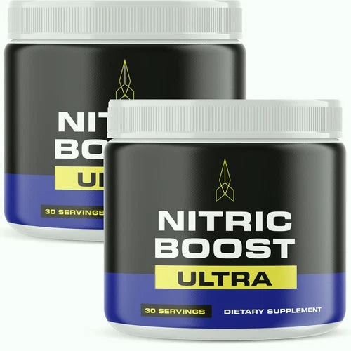 (2 Pack) Nitric Boost Ultra Powder for ed, Nitric Boost Ultra for Men, Male Mix