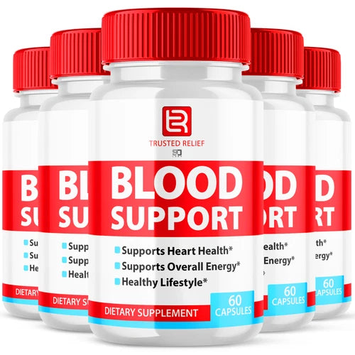 (5 Pack) Trusted Relief Pills - Blood Sugar Health Support Formula, 300 Capsules