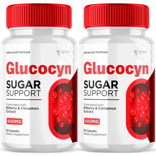 Glucocyn Advanced Formula Sugar Support Natural Glycogen Supplement 120 Capsules