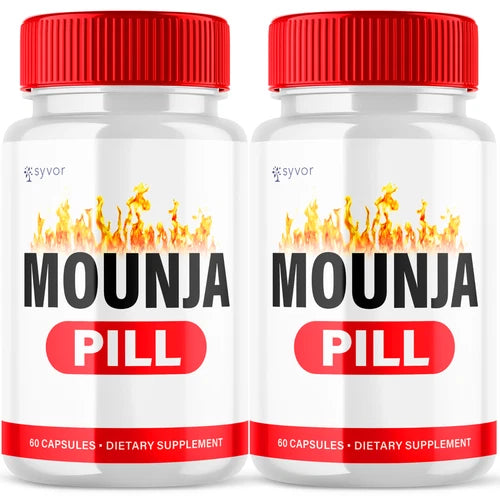 (2 Pack) Mounja Pill Advanced Formula Natural Energy & Fitness Vitamin 120 Caps
