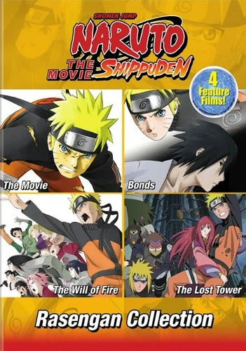 Naruto the Movie 1-4 DVD