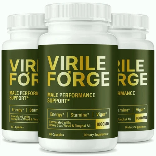 (3 Pack) Virile Forge for Men, VirileForge Advanced Male Performance Capsules