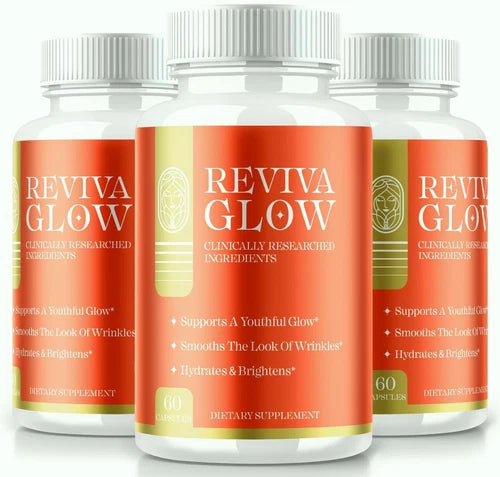 (3 Pack) Reviva Glow Skincare Supplement for Healthier, More Vibrant Skin