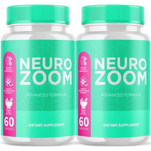 (2 Pack) Neuro Zoom Cognitive Pills, NeuroZoom for Memory Support (120 Capsules)