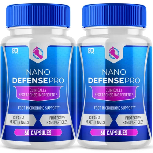 Nano Defense Pro for Healthy Skin and Nails Fungus Support Supplement 2Pack