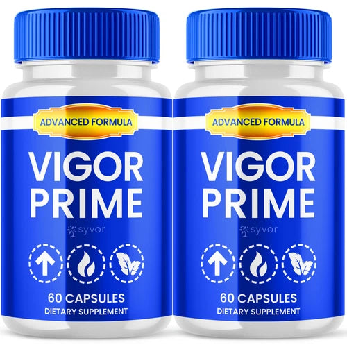 (2 Pack) Vigor Prime Pills, Maximize Energy, Vitality & Stamina 120 Capsules