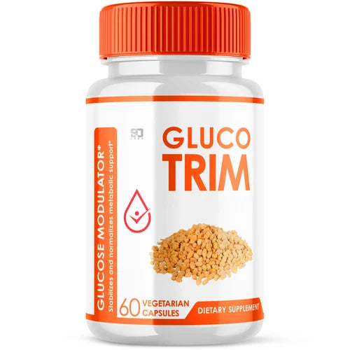 Glcuo Trim Glucose Modulator, GlucoTrim Blood Sugar Capsules (60 Capsules)