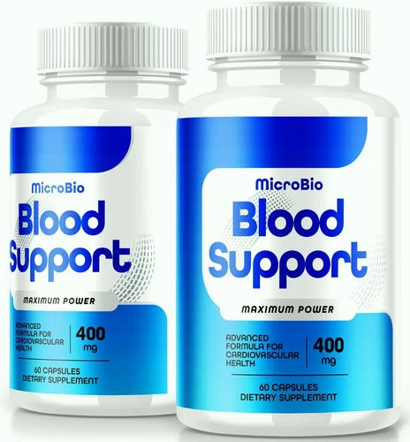 (2 Pack) MicroBio Blood Booster, Micro Bio Pills for Blood Flow & Circulation