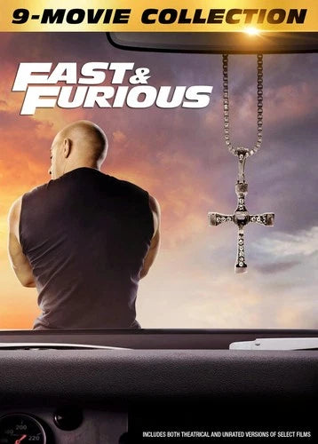 Fast & Furious 9-movie Collection DVD Paul Walker