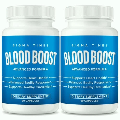 (2 Pack) Blood Boost Formula – Blood Booster Supplement for Circulation Support