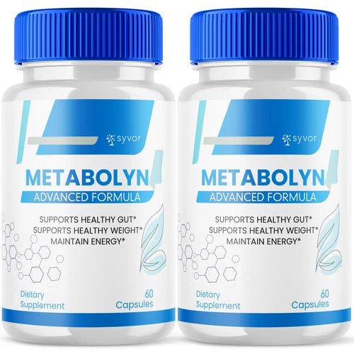 (2 Pack) Metabolyn Advanced Formula Natural Energy & Fitness Vitamin 120 Capsule