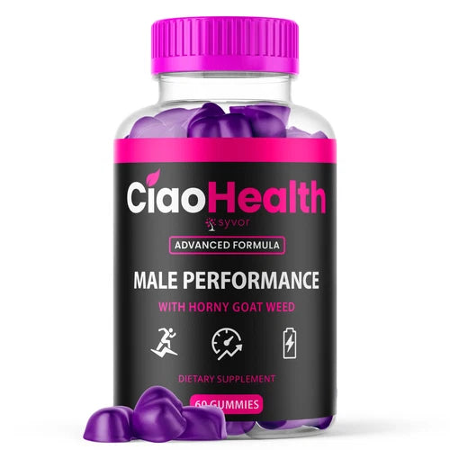 Ciao Health Male Performance Gummies Advanced Vitamin Supplement 60 Gummies