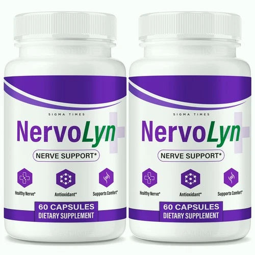 (2 Pack) NervoLyn Capsules, All-Natural Nervo Lyn for Nerve Health Support