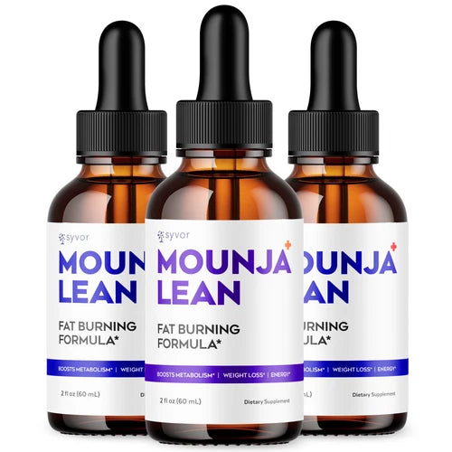 Mounja Lean Drops Advanced Formula Liquid Fitness Support Supplement (3 Pack)
