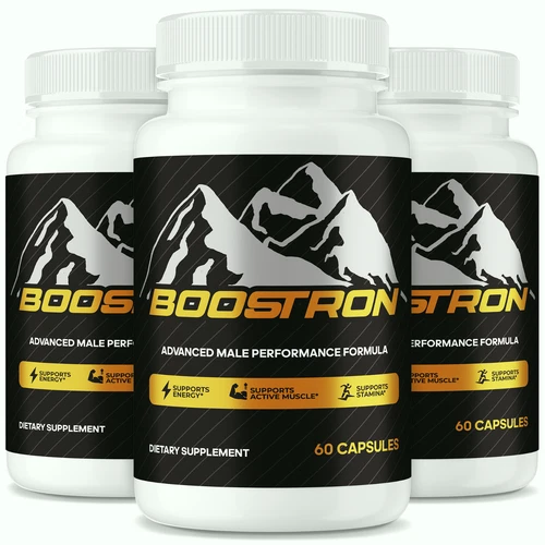 (3 Pack) Boostron Pills for Men, Advanced Formula for Male Health Support
