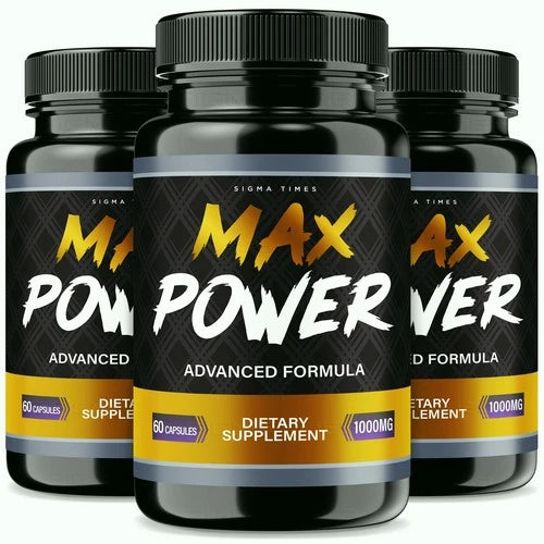 (3 Pack) Max Power for Men - MaxPower Powerful Male Health Support