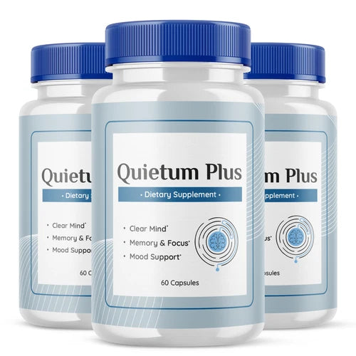 (3 Pack) Quietum Plus, Quietum Tinnitus & Ear Ringing Relief (180 Capsules)