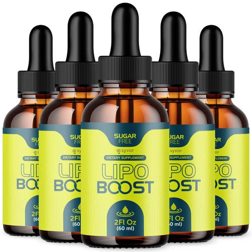 (5 Pack) Lipo Boost Drops Advanced Formula Health & Fitness Supplement 300 Servs