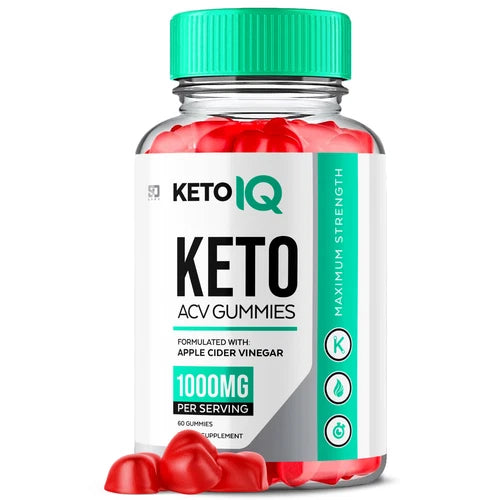 Keto IQ, Keto IQ Keto ACV Gummies Weight Loss, Keto IQ Supplement (60 Gummies)