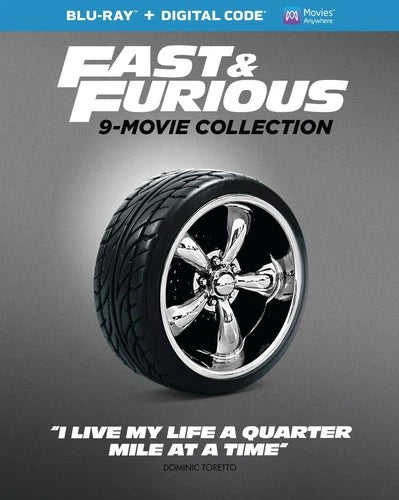 Fast & Furious 9-movie Collection Blu-ray Paul Walker