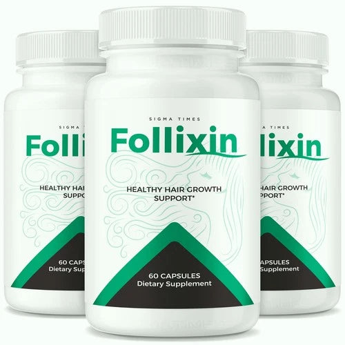 (3 Pack) Follixin Advanced Hair Growth Pills for Fuller and Healthier Hair