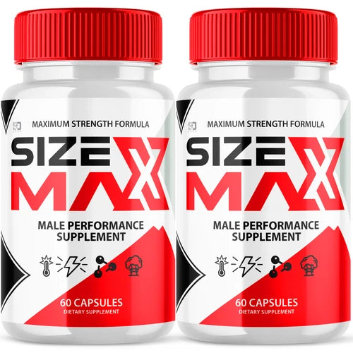 SizeMax - Boost Energy and Vitality Male Pills (2 Pack)