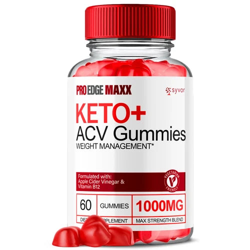 Pro Edge Maxx Keto ACV Gummies Maximum Strength Vitamin Formula, 60 Gummies
