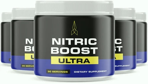 (5 Pack) Nitric Boost Ultra Powder for ed, Nitric Boost Ultra for Men, Male Mix