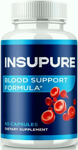 Insupure Capsules to Support Blood Sugar & Pressure for Heart Health 60ct