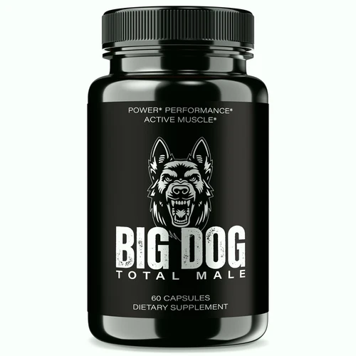 Big Dog Total Male Pills, Advanced Health Support Formula for Men 60ct
