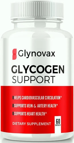 Glycovax Blood Sugar Support Pills, Glynovax Advanced Glycogen Formula 60ct