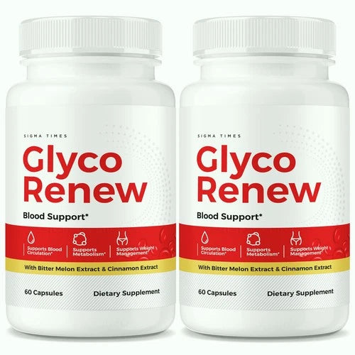 (2 Pack) Glyco Renew Advanced Blood Support Pills for Healthy Blood Sugar Levels