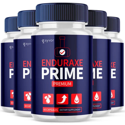 (5 Pack) Enduraxe Prime for Men Advanced Formula Vitamin Supplement 300 Capsules