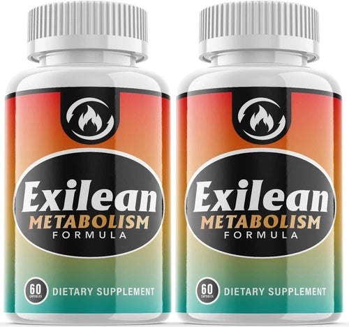 (2 Pack) Exilean Metabolism Formula for Weight Loss and Energy (120 Capsules)