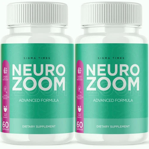 (2 Pack) Neuro Zoom for Memory Support, NeuroZoom Cognitive pills