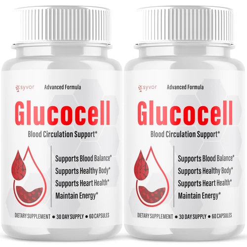 (2 Pack) Glucocell Blood Pills Advanced Support Glycogen Supplement 120 Capsules