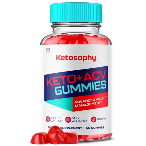 Ketosophy ACV Keto Gummies, Ketosophy Advanced Weight Loss Gummies (60 Gummies)