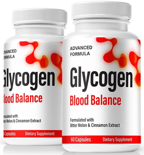 (2 Pack) Glycogen Blood Balance Pill, All-Natural Formula Supports Blood Health